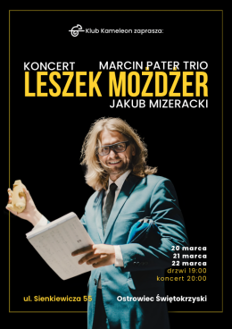 Ostrowiec Świętokrzyski Wydarzenie Koncert Leszek Możdżer & Marcin Pater Trio & Jakub Mizeracki