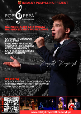 Ostrowiec Świętokrzyski Wydarzenie Koncert Pop Opera - od Opery do Musicalu